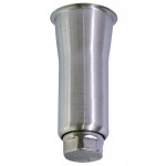 An example of a 300 Series Food Grade Stainless Steel table leg.