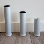 3 sizes of Como Furniture Height Table Legs